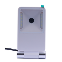 Scanner de codes-barres 2D ultra-fin et léger, pliable, mini-scanner de bureau, lecteur de codes QR 1D, scanner de plateforme