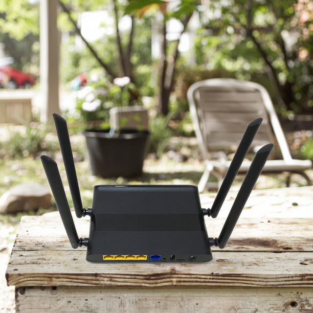 Dual Band Wireless Router WG108 with 580MHz Chipset Gigabit RJ45 Ports USB TF Storage