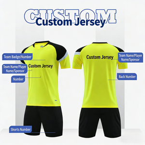 Maillots de football personnalisés/logos Camiseta Del Barcelonaes 2026 Original 2026 <span class=keywords><strong>Version</strong></span> joueur mondial Été Service OEM Séchage rapide - Product Image 2