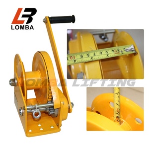 1200 1800 2600LBS Robuste Treuil Manuel avec Câble Métallique Galvanisé ou <span class=keywords><strong>Sangle</strong></span> - Product Image 3