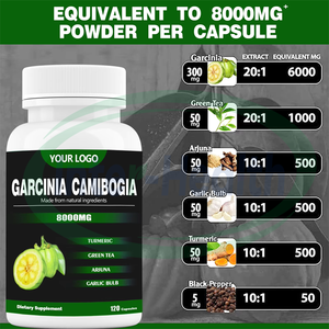 Ausreson OEM Gordura queimador Peso Perdido Suplemento Slim Hydroxycitric Ácido HCA Garcinia Cambogia Extract Capsule - Product Image 3