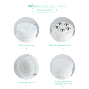 Nouvelle <span class=keywords><strong>brosse</strong></span> <span class=keywords><strong>nettoyante</strong></span> pour le <span class=keywords><strong>visage</strong></span> multifonctionnelle 4 en 1 à fixer au mur, en silicone souple, pour nettoyer le maquillage, <span class=keywords><strong>brosse</strong></span> <span class=keywords><strong>nettoyante</strong></span> électrique pour le <span class=keywords><strong>visage</strong></span> - Product Image 4