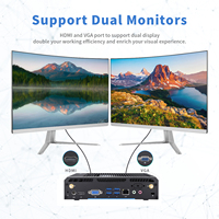 Mini PC Intel de Bajo Consumo I3 6157U I5 1145G7 I7 8565U 3.0GHz 4K Video NUC Slim para Señalización Digital, Mini PC Industrial AU US EU