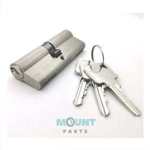 360 Độ 2-3/8 Inch Brass Euro Hồ Sơ Xi Lanh Đôi 60Mm Cửa Xi Lanh Khóa Hoạt Động 30/30 Kwikset Phím Cả Hai Bên - Product Image 2