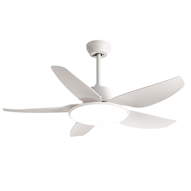 HSG Model 673 45 Inch Modern Design White Color Ceiling Fan with Pendant Light