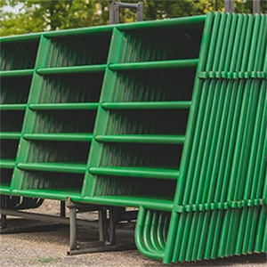 12 फीट पाउडर लेपित धातु गोल पेन मवेशी कोरल पशुधन फार्म हॉर्स पैनल - Product Image 1