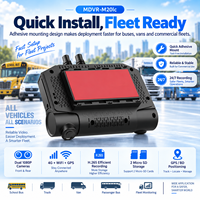 Enregistreur de véhicule mobile double objectif M20Ic avant et arrière 4G GPS WiFi H.265 double carte SD pour véhicules de fret et de passagers OEM ODM