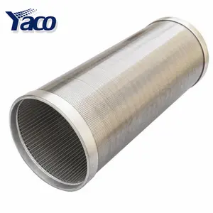 Sand Control Screen Low Carbon Galvanized Johnson Drilling Water Well Screen Pipe for Deep Well Drilling