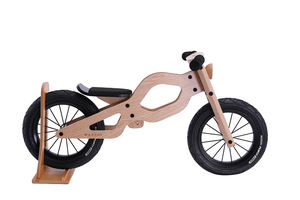 Bicyclette d'équilibre en <span class=keywords><strong>bois</strong></span> de 12 pouces avec sac pour enfants, surface d'arbre à cames, entraînement d'équilibre - Product Image 6