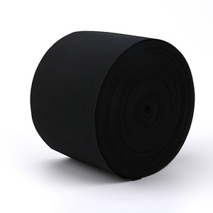 Stock all'ingrosso nero bianco 10cm 15cm 20cm 25cm 30cm 40cm fascia elastica lavorata a maglia larga 50cm per fascia in vita - Product Image 5