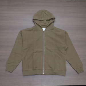 Sudadera con capucha de alta calidad para hombre, con cremallera completa, diseño personalizado, lisa, superventas - Product Image 2