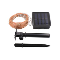 Guirlande lumineuse LED étanche IP65, 8 modes, fil de cuivre, décorative, lumières féériques de Noël pour jardin, patio