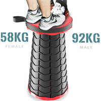 Tabouret de camping, de pêche et de jardin pliable, compact, universel, durable, professionnel, haute pression, robuste, pour l'extérieur