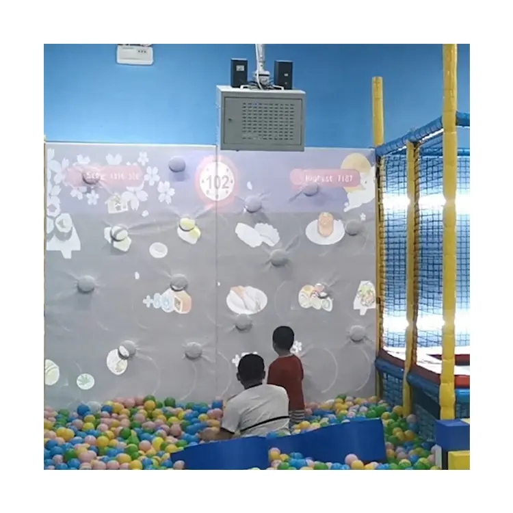 3D Interaction Throwing Ball Game Interactive Projection Wall Game with Ball Pool for Shopping Mall