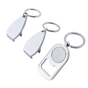 Custom Shaped Blank <b>Personalised</b> Stainless Steel Eco-Friendly Dishwasher Safe Small Custom Logo <b>Bottle</b> <b>Opener</b> Keychain - Product Image 5