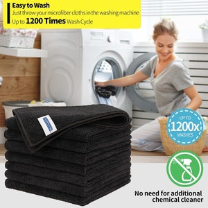 맞춤형 폴리에스터 80% 폴리아미드 20% 속건성 극세사 세차/주방 타월 - Product Image 2