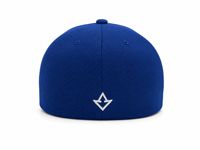Casquette de baseball ajustée en maille alvéolée haute performance avec double broderie Cheval au galop