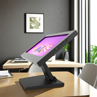 Support de bureau en alliage d'aluminium pour iPad 10 de 10.9 "avec support d'angle de mouvement complet et support de verrouillage pour tablette PC
