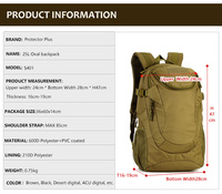 Sac à dos tactique de randonnée S401 grande capacité, plusieurs couleurs camouflage, système Molle, sac de sport, mochila, sac à dos tactique camouflage