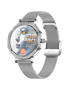 2025 das mulheres KC98 alta qualidade moda relógio inteligente 1.32 \ "tela AMOLED IP68 impermeável monitoramento de saúde recursos Da Fit App - Product Image 2