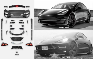 Il paraurti anteriore modificato e paraurti sono adatti per l'aggiornamento Tesla modello 3 a <span class=keywords><strong>Lamborghini</strong></span> - Product Image 5