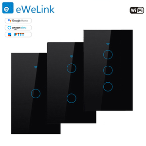 <span class=keywords><strong>Welink</strong></span> APP Interrupteur intelligent Interrupteur tactile intelligent standard américain Prend en charge Alexa Interrupteur tactile mural WIFI Interrupteur intelligent Wifi - Product Image 6