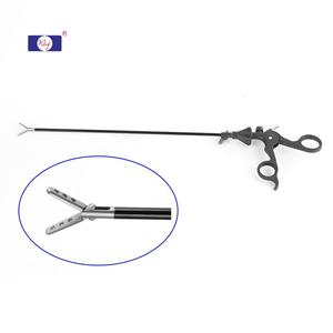 Laparoskopisches Chirurgie-Instrumentenset: Gallenkanal-Nadel, Elektrode, Knotenverschieber, Saug- und Spülschlauch, Nadelhülsen, Greifzange - Product Image 3