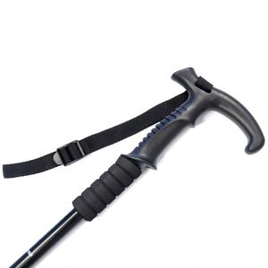 Bâton de randonnée rétractable en aluminium pour personnes âgées, canne de trekking pour l'alpinisme et les voyages en extérieur, vente en gros - Product Image 6