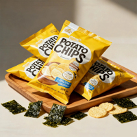 Sachet d'emballage multi-tailles en PE imprimé par gravure, thermoscellable, résistant à l'humidité, refermable avec fermeture éclair sur le côté arrière, pour aliments surgelés et snacks