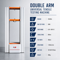 Machine d'essai universelle électronique à structure rigide à double colonne et entraînement par vis à billes