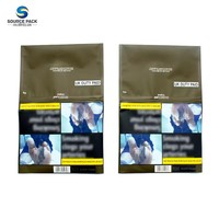 Fermeture à glissière refermable 30g 50g 100g GV Sac d'emballage de tabac Pochettes de tabac à rouler à la main