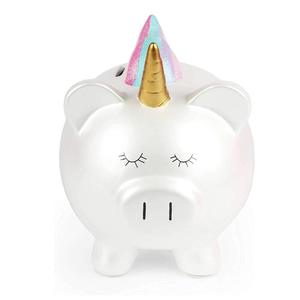 Diomo — <span class=keywords><strong>tirelire</strong></span> <span class=keywords><strong>licorne</strong></span> cochon, boîte à monnaie en céramique porcelaine glacée, nouveau Design - Product Image 2