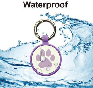 Tùy chỉnh in ấn/Mã QR 13.56MHz ntag213 Keychain RFID mèo Dog Tag NFC Silicone Pet tag - Product Image 4