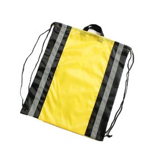 Custom Backpack-Waterproof Polyester Multi-Color Logo Corporate Events & Trade Show Promotions Gift <b>Bag</b> with Safety Reflective - Product Image 6