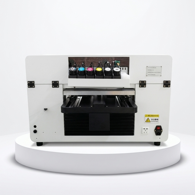 Benlun 4050 Automatic New UV Inkjet Flatbed Label Printer with Double XP600/DX7 Heads Wi-Fi/USB Connectivity