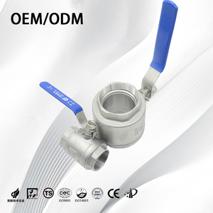 Thép không gỉ 2PC van bi với bằng chứng giả mạo khóa bìa cho hoạt động trái phép phòng chống - Product Image 4