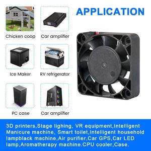 Ventilador axial de CC de 40x40x10mm, ventilador de refrigeración 4010, adecuado para limpiador de aire y difusor de aroma, <span class=keywords><strong>HDD</strong></span> móvil y microproyector - Product Image 6