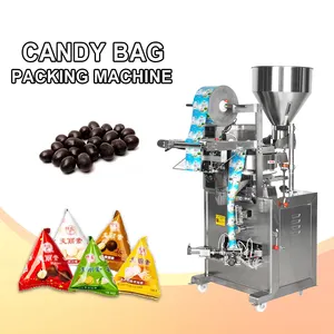 Machine à emballer des bonbons multifonctionnel, 50 pièces, pour la préparation de chocolat, en forme de triangle pour aliments, noix, sucre, haricots