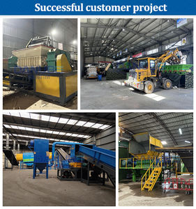 Máquina separadora de trituración de metales de neumáticos de desecho de doble eje Máquina trituradora de basura - Product Image 6