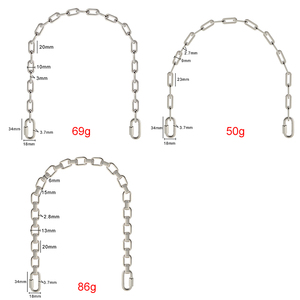 Chaîne de sac de haute qualité et sangle de téléphone personnalisable en chaîne dorée avec chaînes pour sangles de sacs à usage polyvalent - Product Image 4