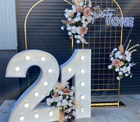 Lettres lumineuses néon personnalisées pour mariage, anniversaire, décoration de fête, enseigne 3FT/4FT, lettres chiffres/alphabets, utilisation extérieure, entreprises, centres commerciaux