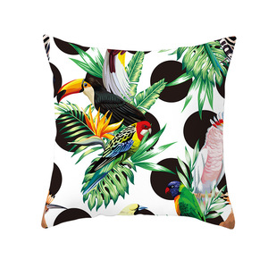 Funda de Almohada con Estampado de Plantas Tropicales Escandinavas 2026 - Funda de Cojín con Estampado de Monstera, Palmera y Plátano para Sofá o Asiento de Coche - Product Image 6