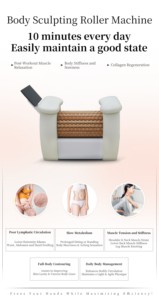 Nouvelle Machine de Massage à Rouleaux pour <span class=keywords><strong>Drainage</strong></span> <span class=keywords><strong>Lymphatique</strong></span> Intense, Soulagement des Douleurs Musculaires, Amincissement des Jambes et du Corps, Chaise de Massage Fitness - Product Image 4