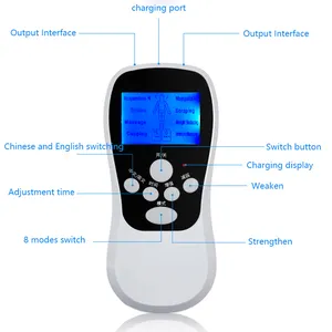 Smart Electronic Pulse Muscle Stimulator Tens Unit Neck Body Massage Physical Therapy Equipment Machine Shiatsu Body Massager