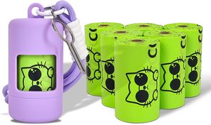 Rollos de Repuesto para Bolsas de Excremento de Perro Resistentes y sin Perfume con Dispensador, Bolsas para Desechos de Mascotas Extra Gruesas, a Prueba de Fugas y Resistentes a Desgarros - Product Image 3