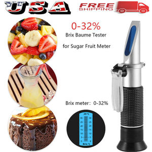 อุปกรณ์ทดสอบน้ำตาลเครื่องวัดน้ำตาล Brix,เครื่องวัดน้ำตาลแบบพกพาสะดวก - Product Image 4