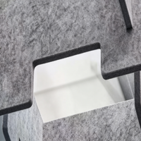 Panneaux acoustiques modernes en polyester à NRC élevé, résistants à la moisissure, pour la réduction du bruit et l'absorption sonore, pour bureaux et écoles