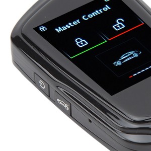 Smart LCD chiave porta serratura automatica e chiave di sblocco Anti smarrimento chiave Auto per un clic Start Auto nera - Product Image 3