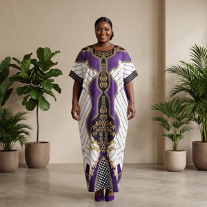 Robes africaines grande taille pour femmes, <span class=keywords><strong>robe</strong></span> de luxe <span class=keywords><strong>Boubou</strong></span>, <span class=keywords><strong>robe</strong></span> longue de soirée de mariage avec broderie riche en <span class=keywords><strong>Bazin</strong></span>, vêtements africains - Product Image 1