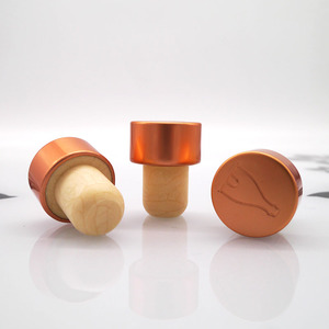 <span class=keywords><strong>Bouchons</strong></span> en T en polymère personnalisés de 22 mm/22,5 mm avec dessus en aluminium anti-effraction pour bouteilles de vin et spiritueux – Vente en gros - Product Image 5